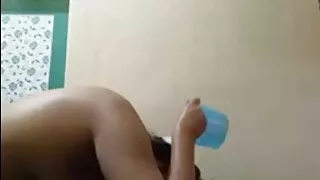 Girl has sex in bathroom