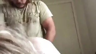 Cheating trucker fucks fat whore