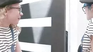 milf deepthroat bffs sexy s team up to suck a huge cock anal