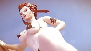 Brigitte’s Beach Footjob Tease