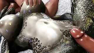 Female Argonian has sex with 2 guys (SOUND)