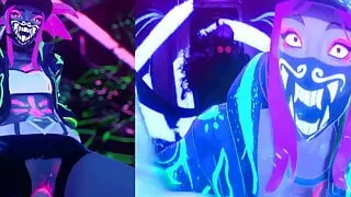 KDA - POPSTARS PMV Ahri and Akali