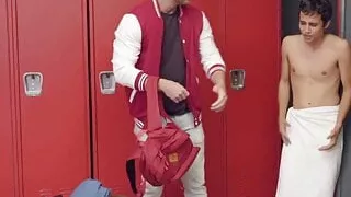 Bigtits Latina sucking dick before nailed by lil guy for cum