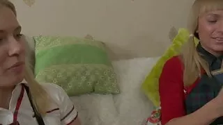 Teens Lesbian’s wet and tight pussy