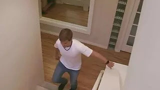 step sister snapchat  latina  bounces on her stepbros cock h