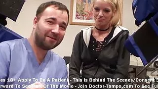 $CLOV – BUSTY Blond Bella Ink Gets Gyno Exam From Doctor Tampa