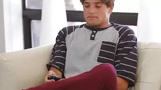 anal whore surprise threesome with his step mom and girlfrie