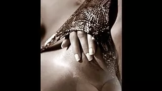 Secretly Aroused in Retro Monochrome 3353