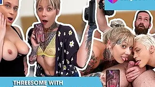 A Threesome With Two Lesbians (Holland)! SEXYBUURVROUW.com