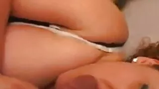 Huge Big Tits BBW Takes Anal from Two Black Cocks