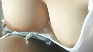 Big Boobs Girlfriend Cleaning Home