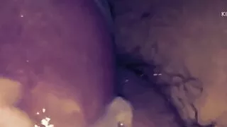 I prefer her hairy pussy