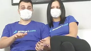 casting hardcore the horny couple is not afraid of coronavir