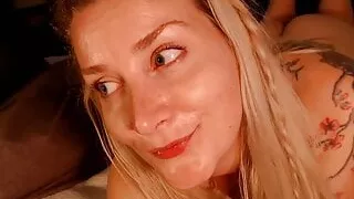 Nina F32 the German from Cape Town chilling on her bed