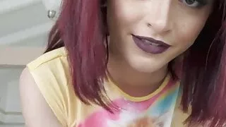 deepthroat instagram  tiny stepdaughter takes a big cock pou