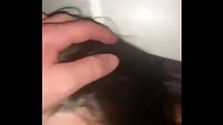 Bus passenger caught me teasing my body and he helps me