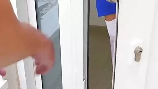 step sister stepsister  busty mature blonde gets gaping assh