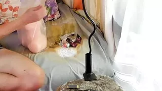 unpacking a sex doll with tits ass and vagina