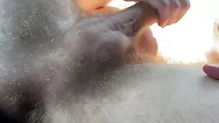 Hiking Red Rocks with a furry Otter- car sex