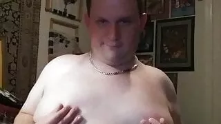 smooth chub cub jiggles fat & jacks his lil penis close up