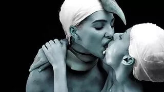 Real Life Hentai - Alien Lesbian Breastfeeding & Self Anal