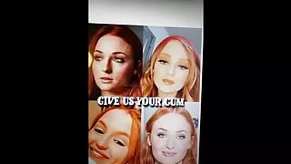 VideoCumtribute with slowmotion for SophieTurner sexyredhead
