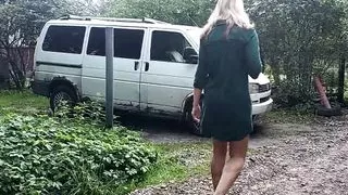 wild extreme nude car drive – Marta