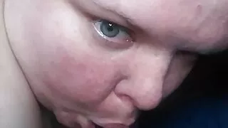 Sucking and fucking a dildo till I Cum - VivianDimondBBW