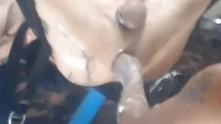 Skinhead-Sklave wird vom jungen Latino-Dom gefistet