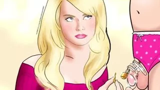 Chastity Boy in Panties