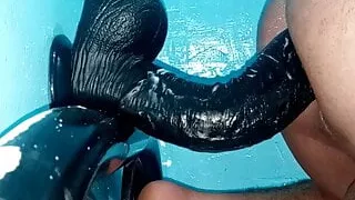 Bigg ass black dildo