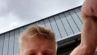 Amateursex, Schwuler Sex, Muskel, Nackt, Sex im Freien