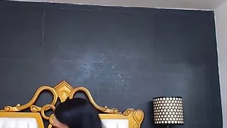 Perky Tit Brunette Fingers Tight Hole