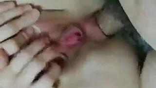 young woman has deep anal sex