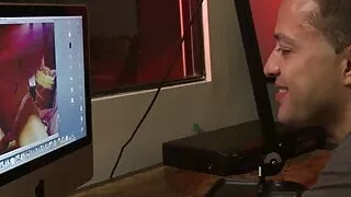 Blonde milf sucks dick and rides