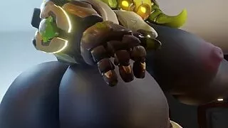 Overwatch Hentai - Orisa Compilation