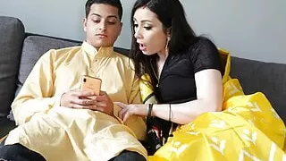 Cheating Indian Bhabhi gets her big Ass fucked by Devar