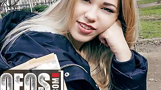 Selvaggia Accepts Fast Cash To Fill Her Tight Russian Pussy