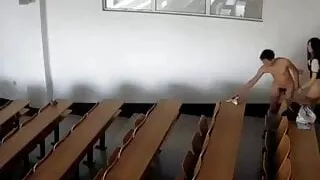 Chinese university classroom fuck