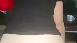 goth girlfriend  rides me while watching anime