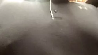 Huge breasts at work