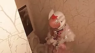 Chibi Moon Clear PVC Maid Eva Helm Breathplay Reinigung