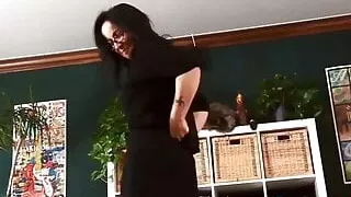 Swiss Hairy MILF Dirty Talks & Gets Machine Fucked