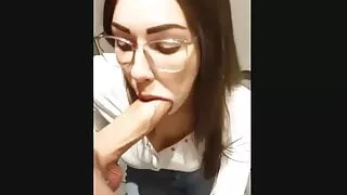 petite pornstar good girl loves giving  blowjob to her boss