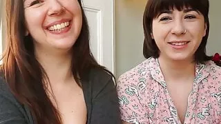 Lea Fucks Kriss with a Glass Dildo