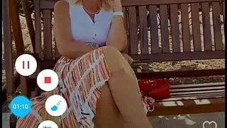 Jerk challege sexy ass blonde woman