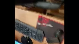 Beautiful Schoolgirl Sucks on the Stream and Interferes