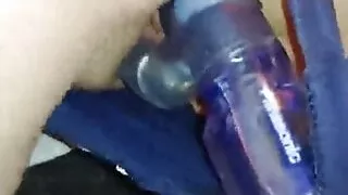 vibrator inserted in pussy wearing panties 1