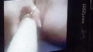 Ass eating wife rubbing pussy with dildo.