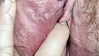 Gushing pussy being fingered